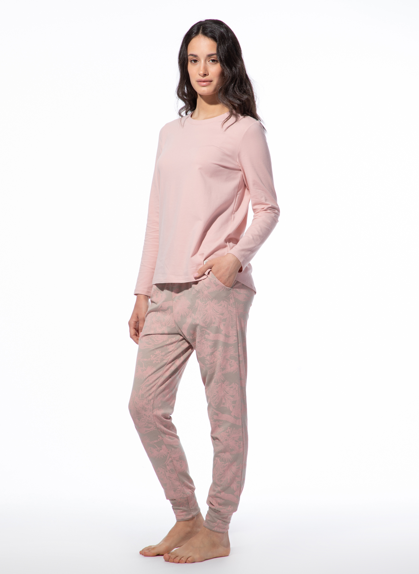 Langarmshirt Rosa