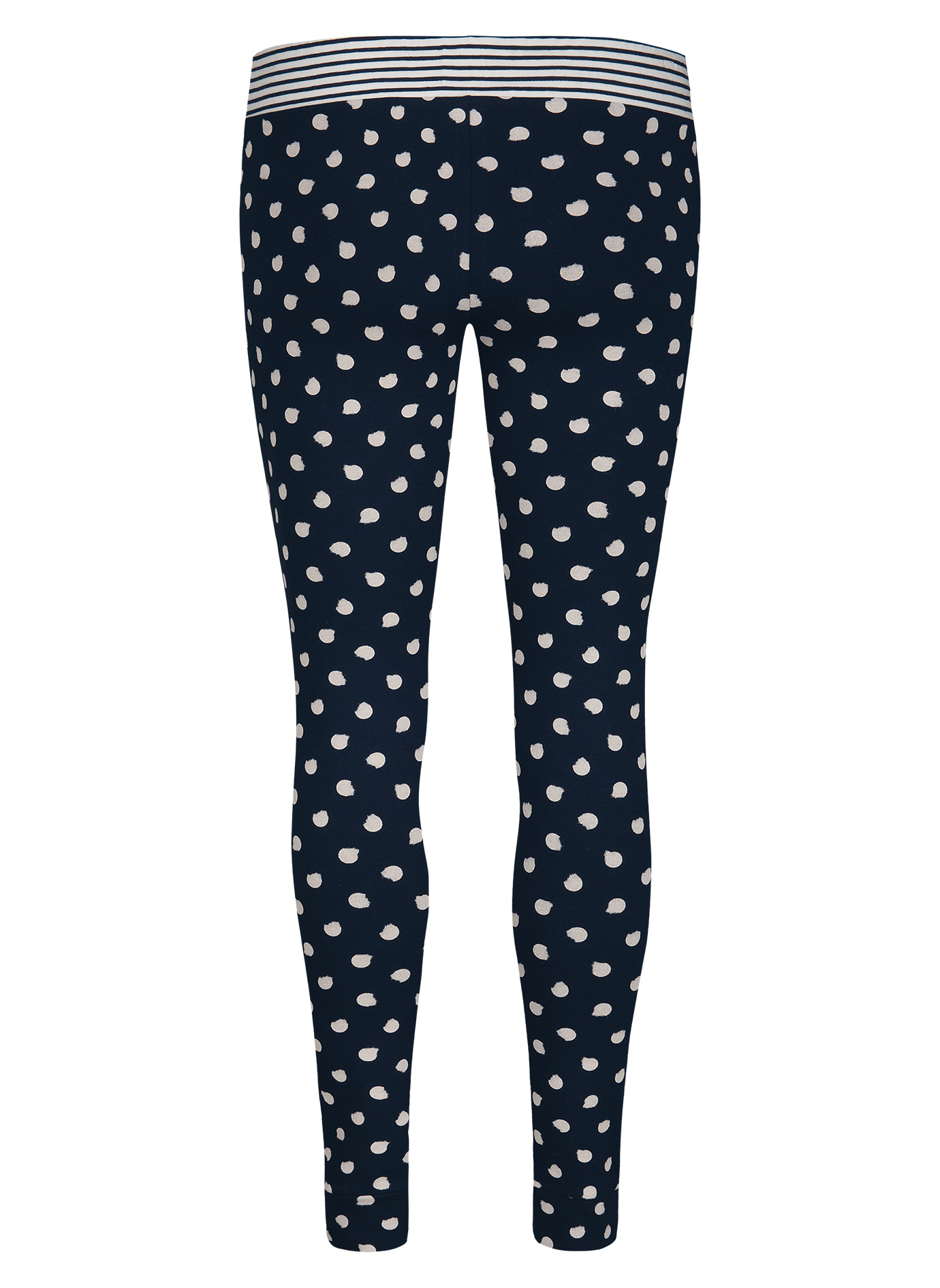 Damen-Leggings Dunkelblau Dots