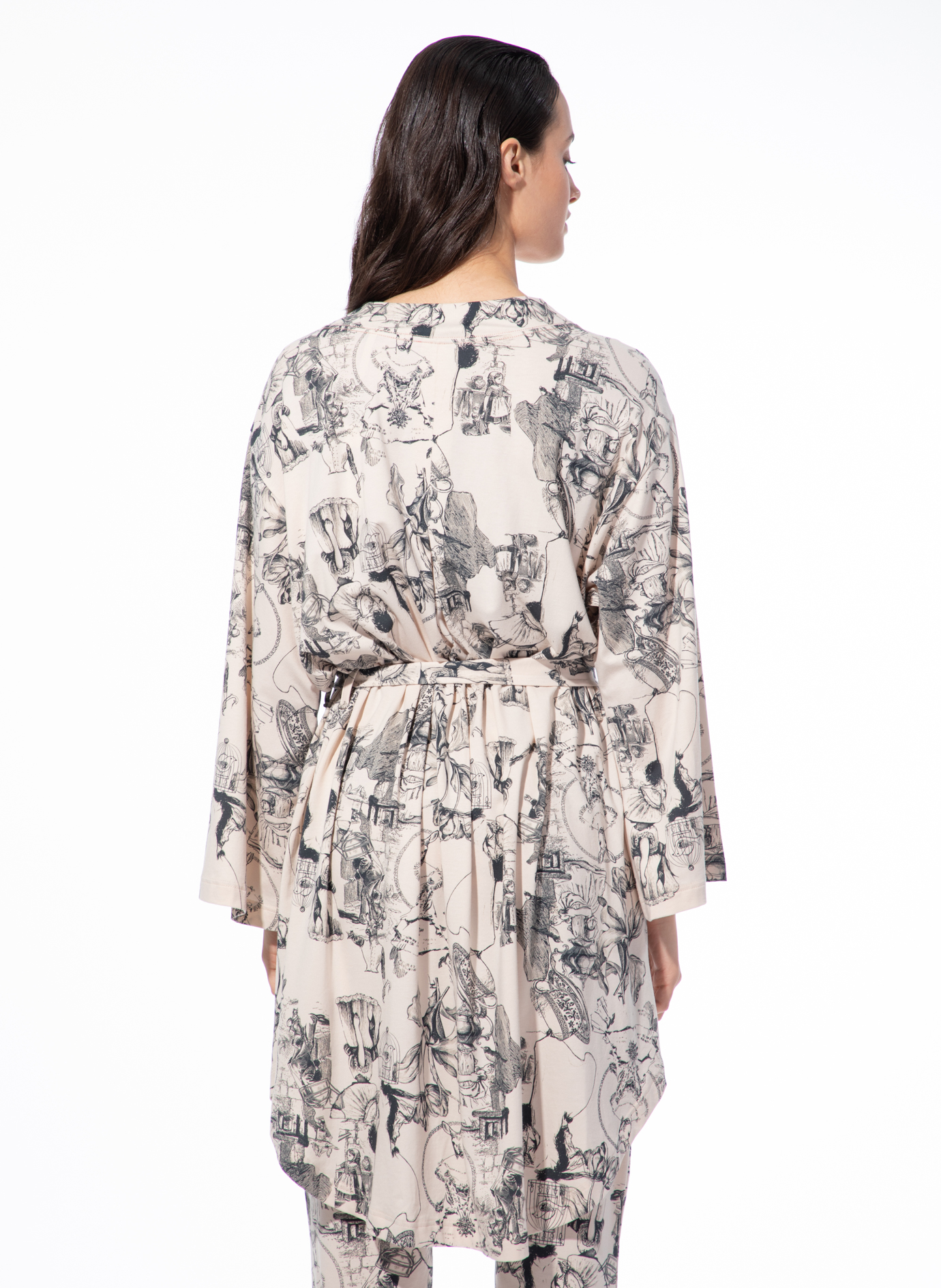 Morgenmantel Kimono Rosa