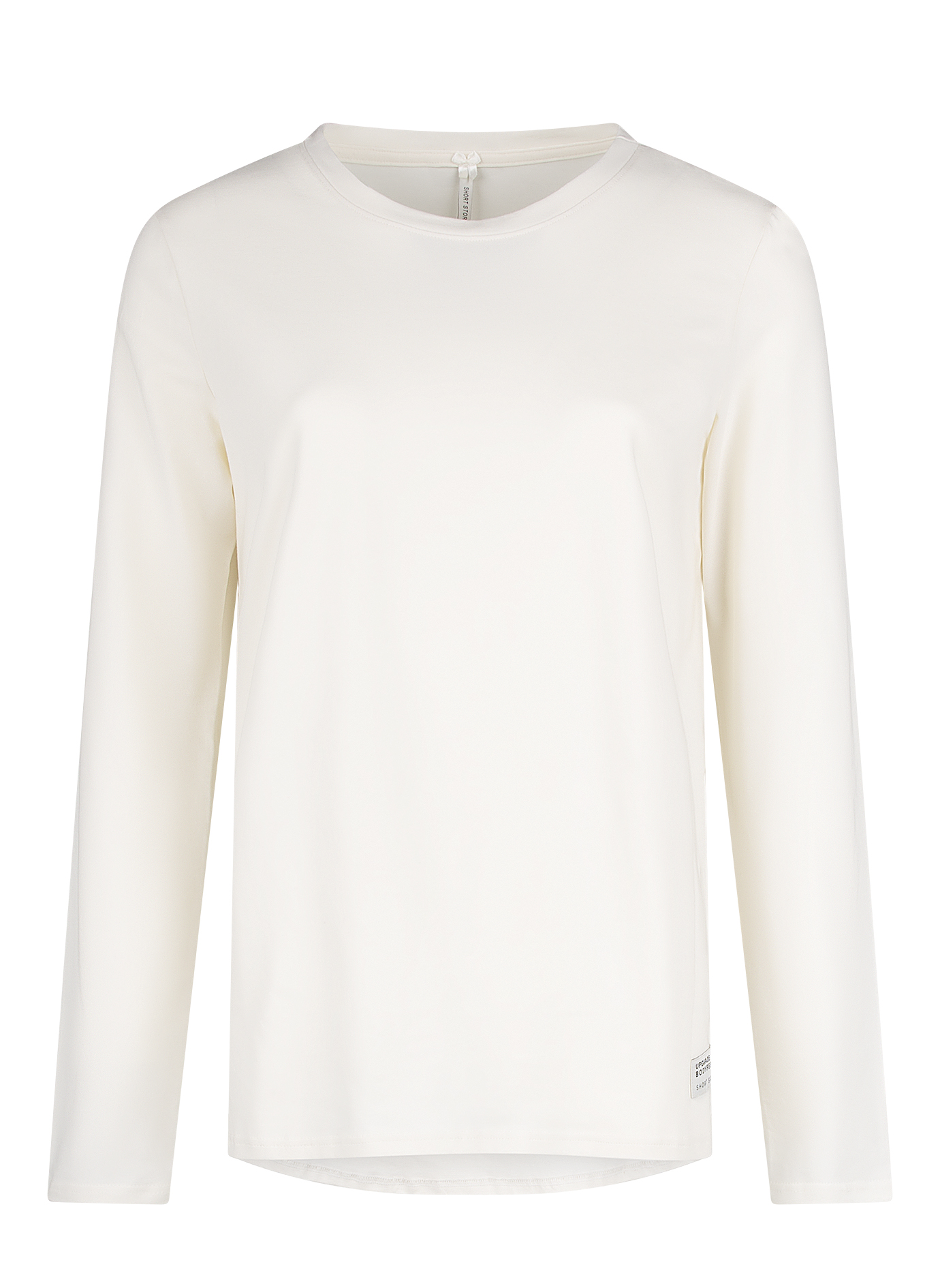 Langarmshirt Beige aus Bio-Baumwolle