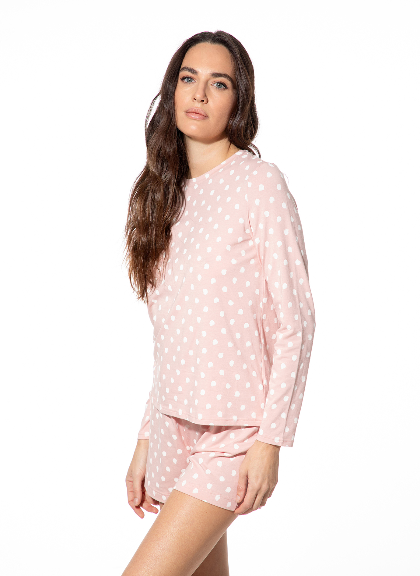 Langarmshirt Rosa